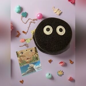 Studio Ghibli Spirited Away Soot Sprite Bag Charm/Coin Purse 100% Authentic